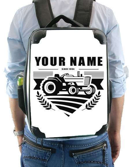  Tractor Farm Logo Custom voor Rugzak