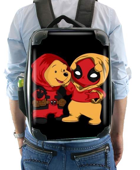  Winnnie the Pooh x Deadpool voor Rugzak