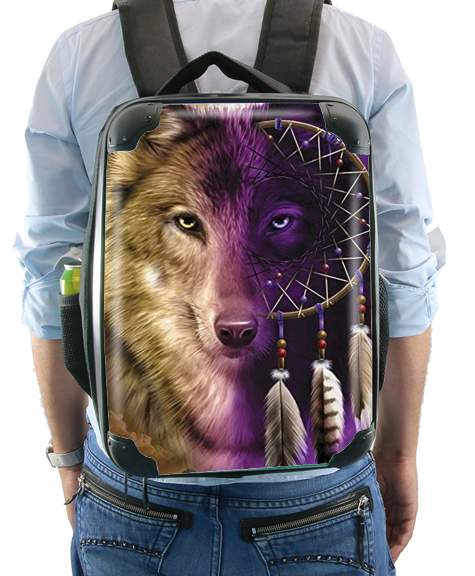  Wolf Dreamcatcher voor Rugzak