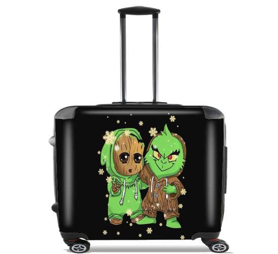  Baby Groot and Grinch Christmas voor Pilotenkoffer