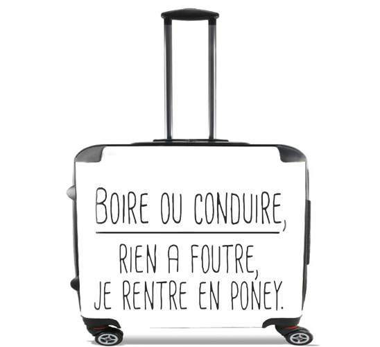  Boire ou conduire Je men fous je rentre en Poney Elegance voor Pilotenkoffer