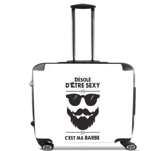  Desole detre sexy cest ma barbe voor Pilotenkoffer