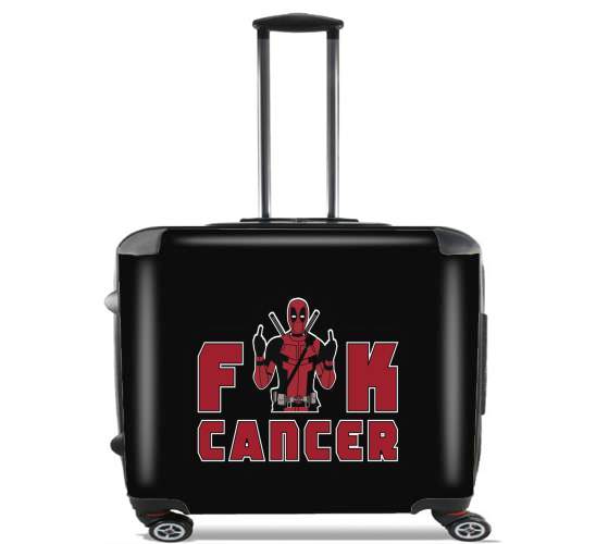  Fuck Cancer With Deadpool voor Pilotenkoffer