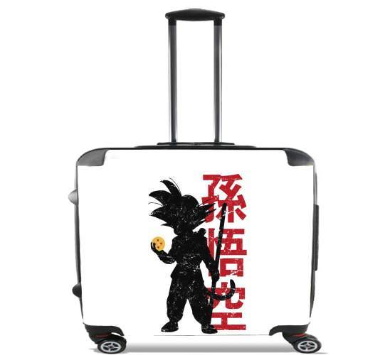  Goku silouette voor Pilotenkoffer