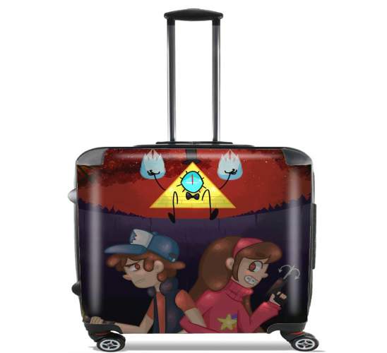  Gravity Falls Monster bill cipher Wheel voor Pilotenkoffer