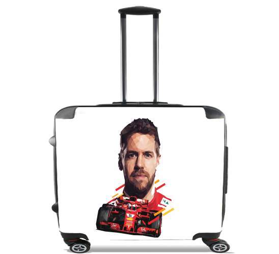  Vettel Formula One Driver voor Pilotenkoffer