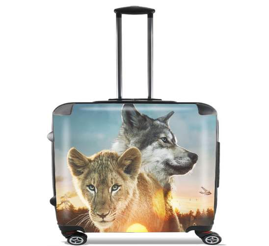  Wolf and Lion voor Pilotenkoffer