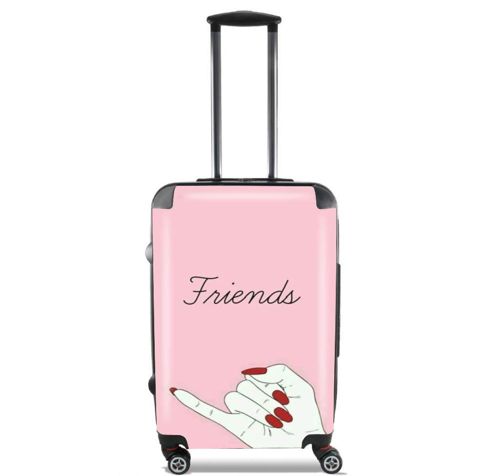  BFF Best Friends Pink Friends Side voor Handbagage koffers