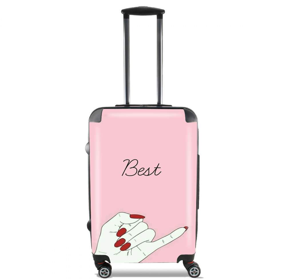  BFF Best Friends Pink voor Handbagage koffers