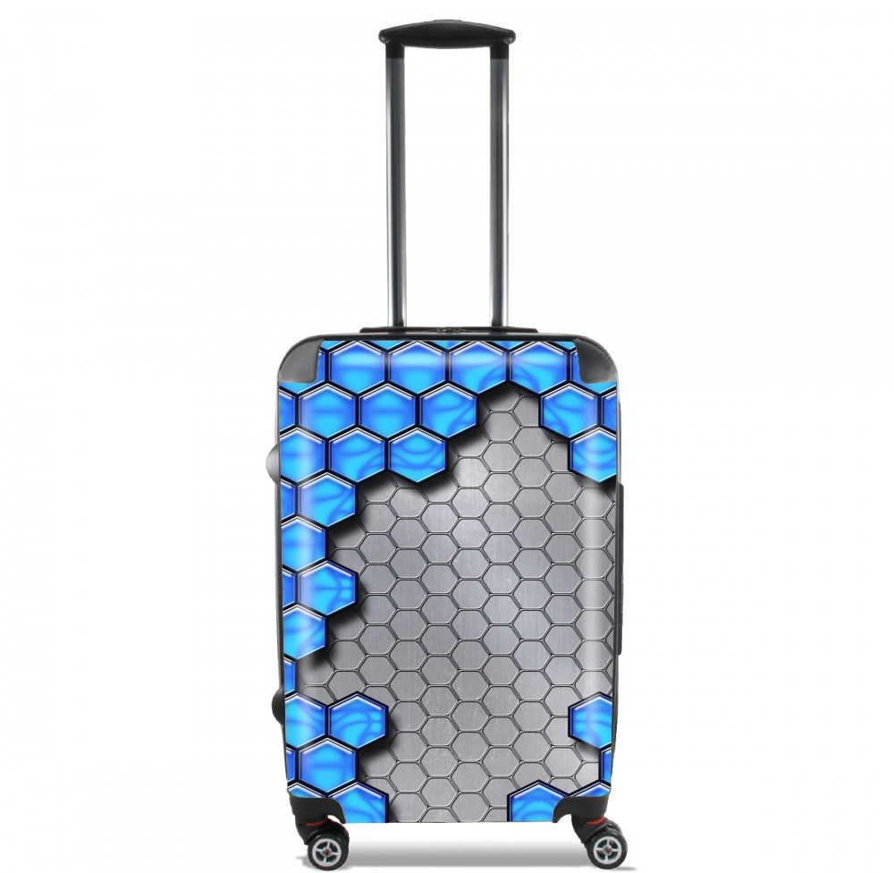  Blue Metallic Scale voor Handbagage koffers