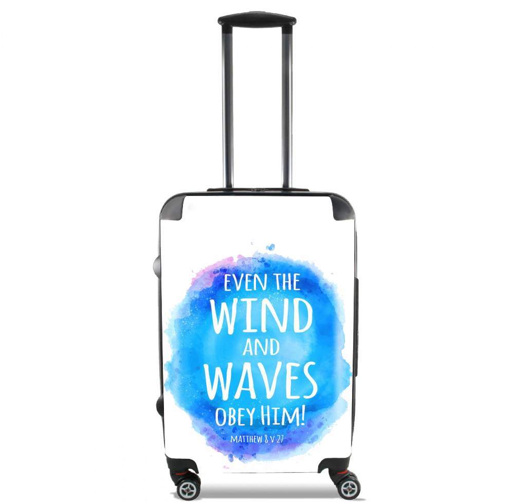  Even the wind and waves Obey him Matthew 8v27 voor Handbagage koffers