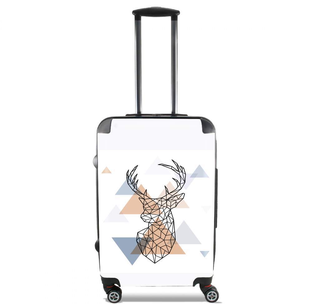  Geometric head of the deer voor Handbagage koffers