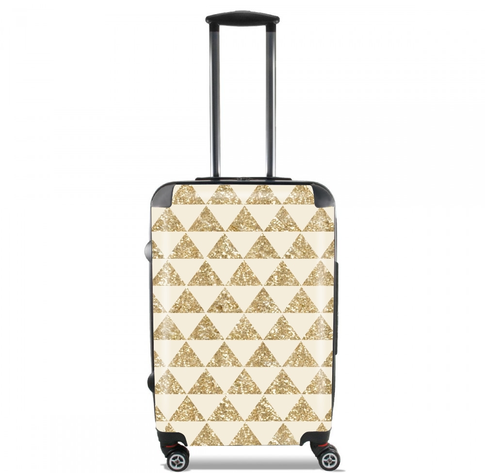  Glitter Triangles in Gold voor Handbagage koffers