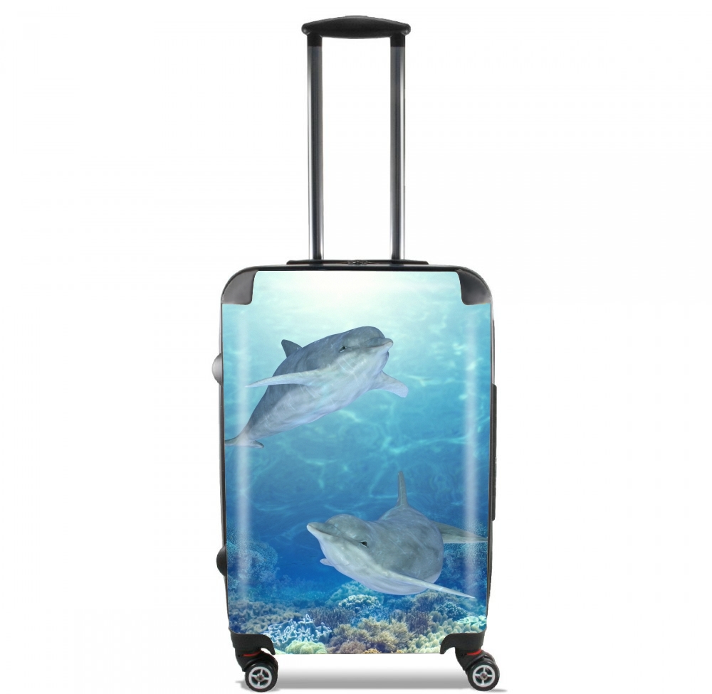  happy dolphins voor Handbagage koffers