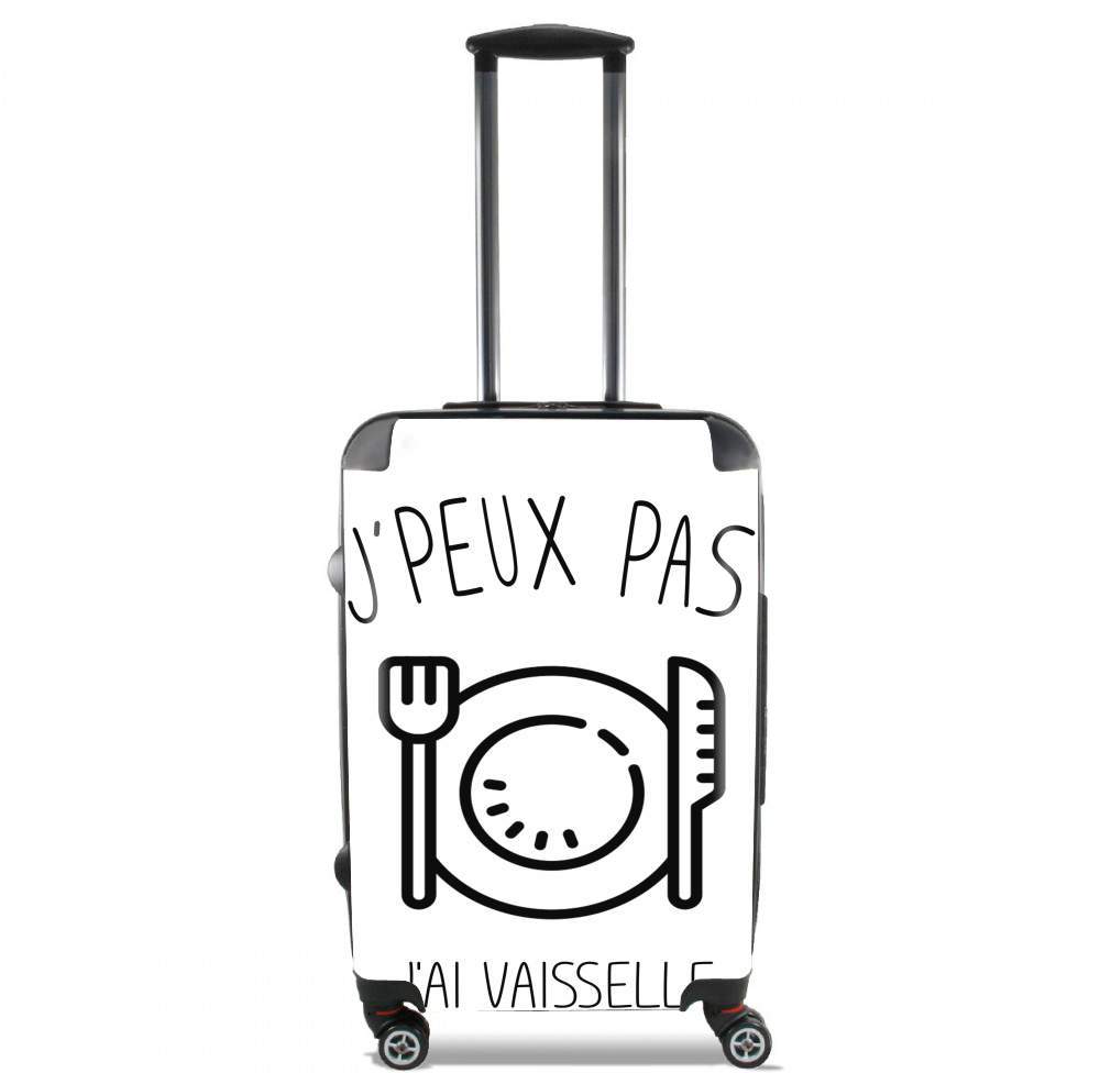  Je peux pas jai vaisselle voor Handbagage koffers