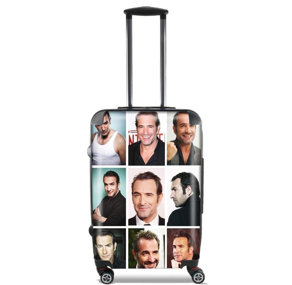  Jean Dujardin collage voor Handbagage koffers