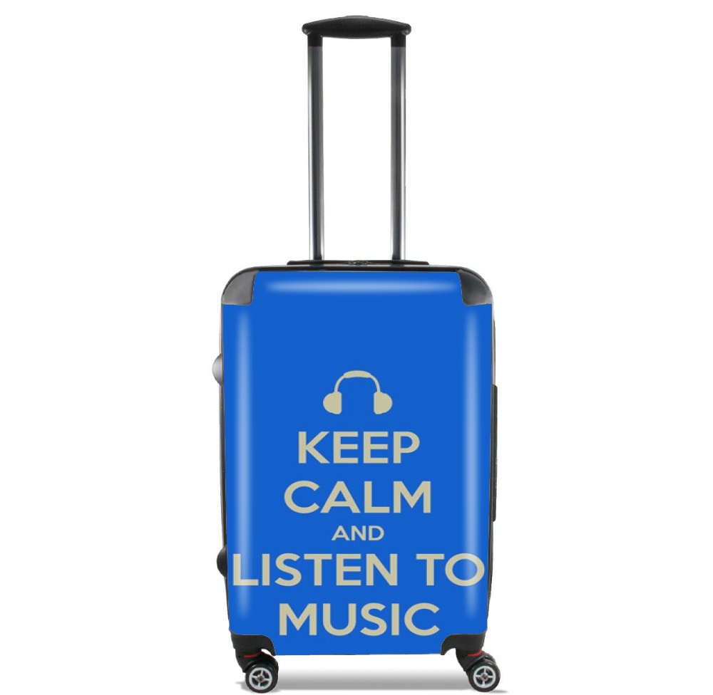  Keep Calm And Listen to Music voor Handbagage koffers