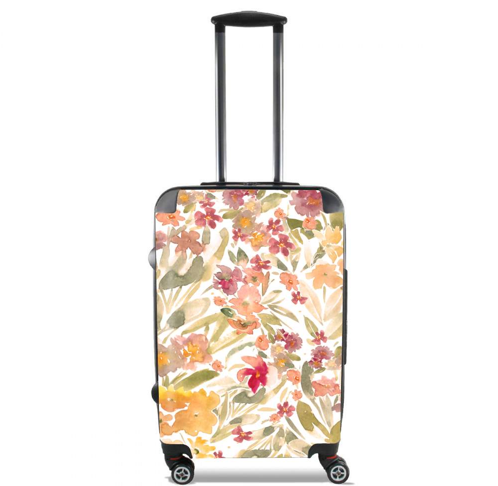  MODERN WATERCOLOR PASTEL FLORALS voor Handbagage koffers