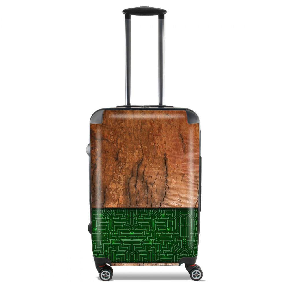  Natural Wooden Wood Oak voor Handbagage koffers