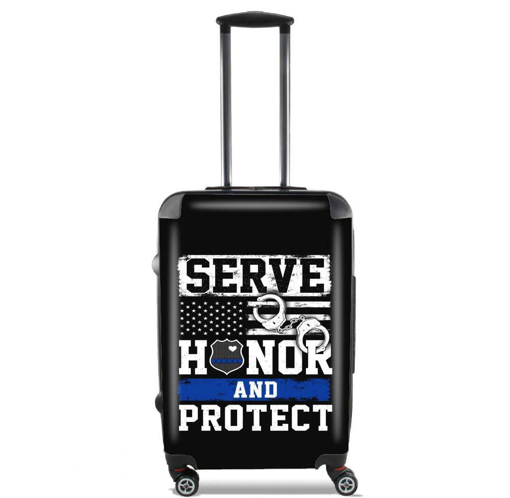  Police Serve Honor Protect voor Handbagage koffers