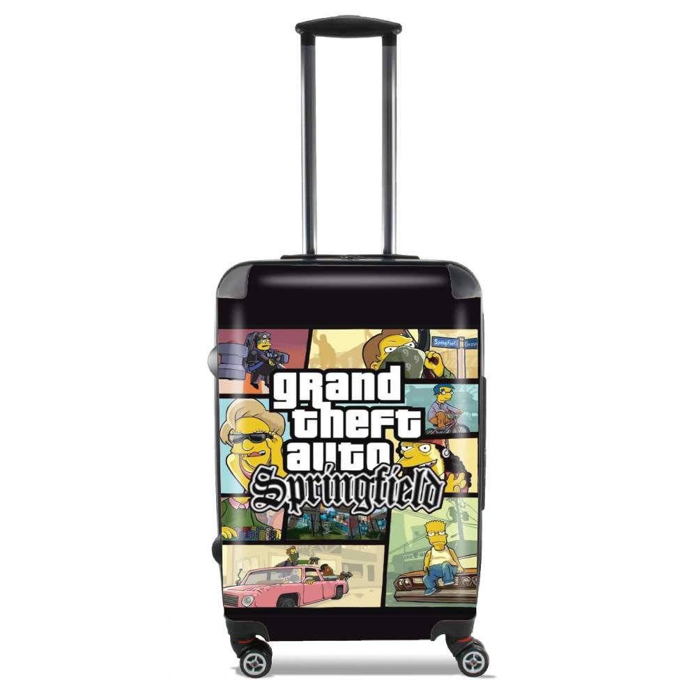  Simpsons Springfield Feat GTA voor Handbagage koffers