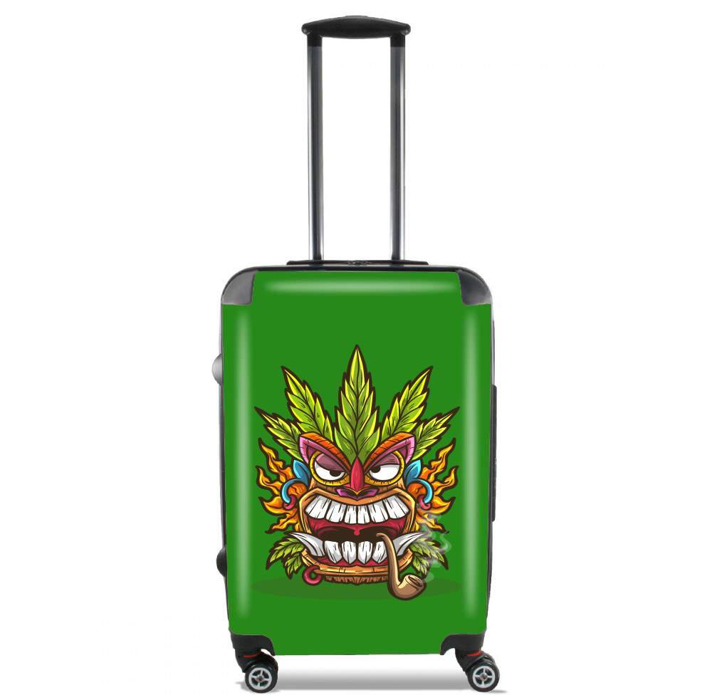  Tiki mask cannabis weed smoking voor Handbagage koffers