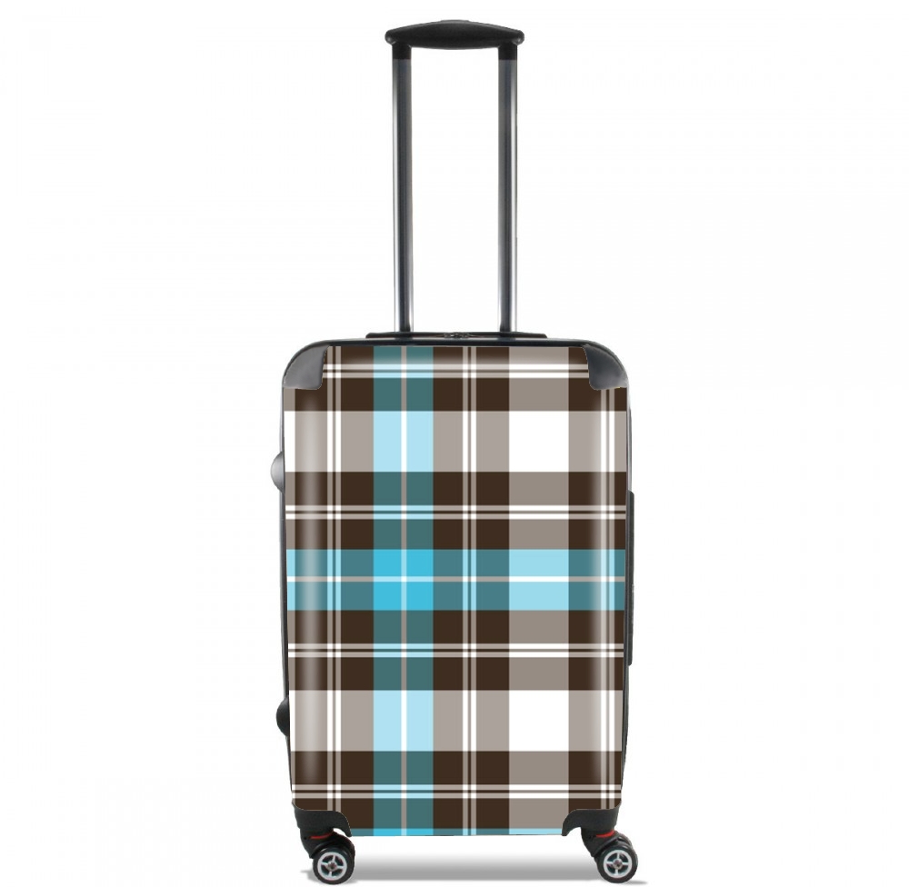  Blue Plaid voor Handbagage koffers